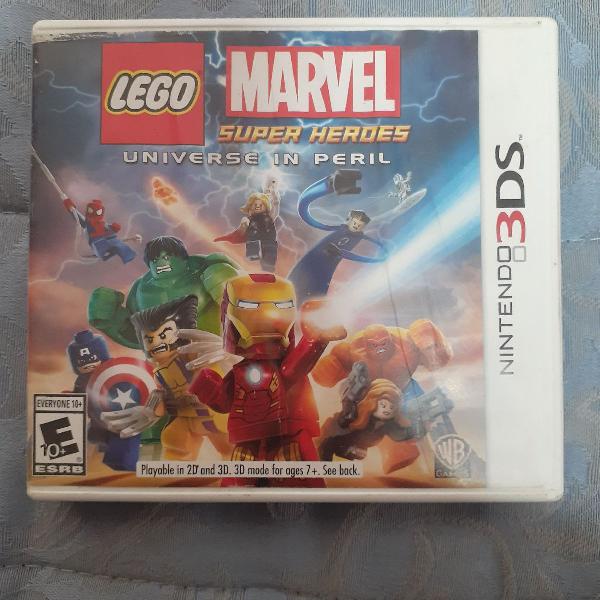 Jogo para nintendo 3ds - &quot; lego marvel super heroes&quot;