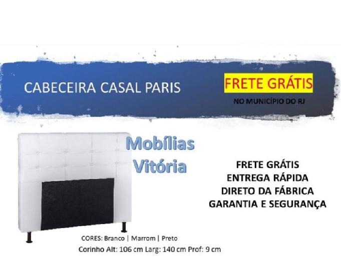 Cabeceira casal paris - frete grátis no município do rj