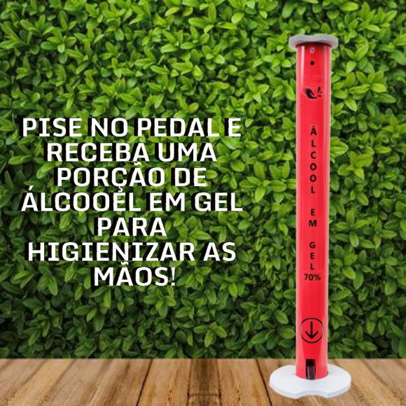 Totem dispenser álcool em gel