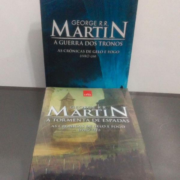 2 Livros da saga As Crônicas de Gelo e Fogo