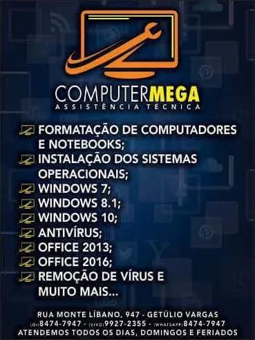 Formatação de pc e notebook