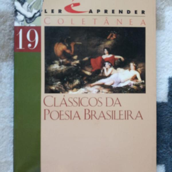 Livro clássicos da poesia brasileira - coletânea