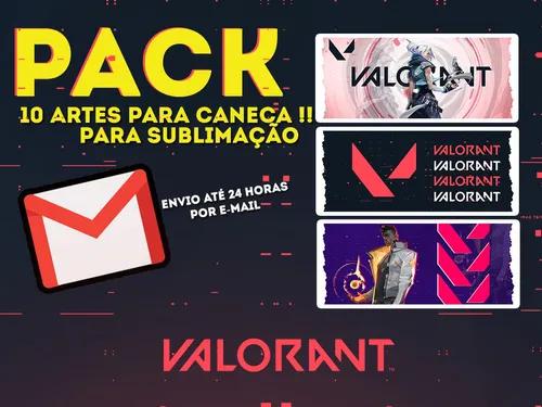 Pack 10 Artes Caneca Sublimação Valorante