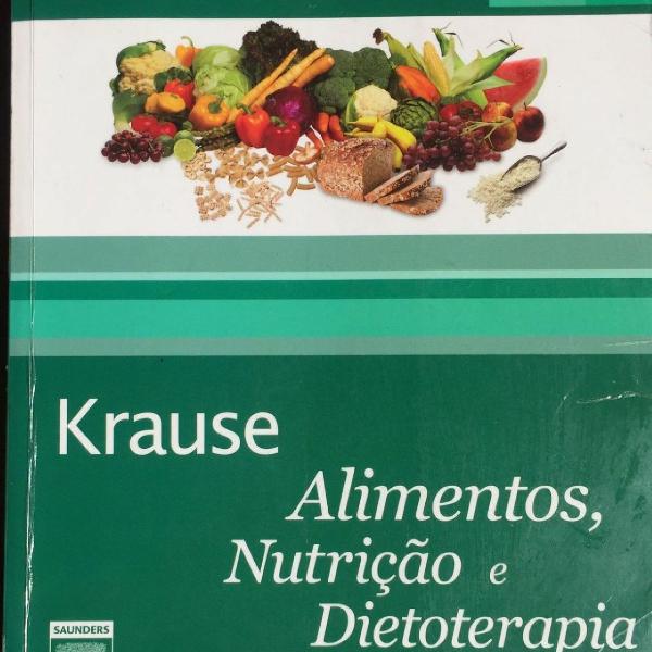 Livro krause alimentos nutriçãobe dietoterapia