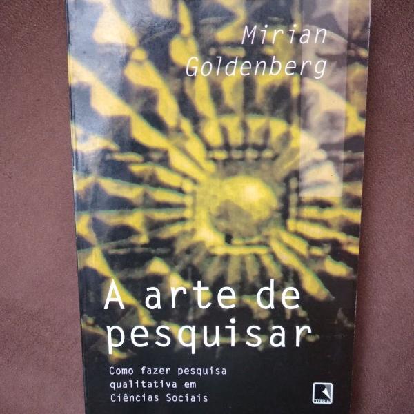 Livro &#39;a arte de pesquisar - como fazer pesquisa qualitativa