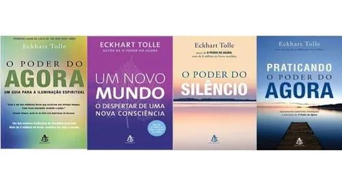 Kit O Poder Do Agora 04 Volumes Novo - Eckhart Tolle