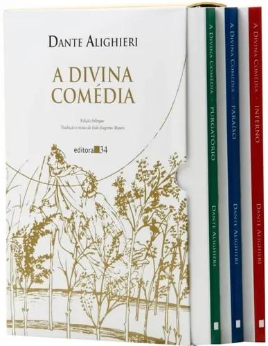 Livro: A Divina Comédia - 3 Volumes - Edição Bilíngue -