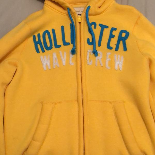 Casaco moletom hollister original tamanho p