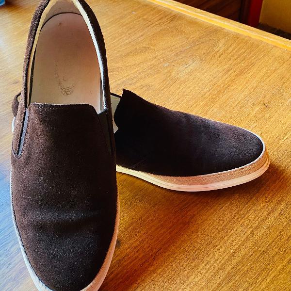 sapato tod's carmurça marrom