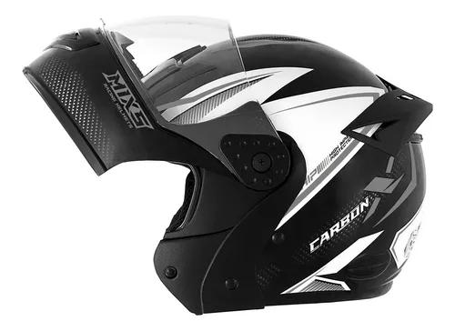 Capacete Escamoteável Robocop Mixs Gladiator Carbon X Moto