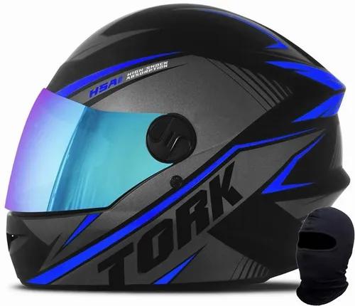 Capacete pro tork r8 c/ viseira camaleão fechado + touca