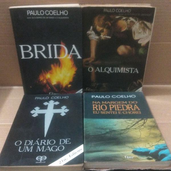 Kit 4 Livros de Paulo Coelho - os clássicos