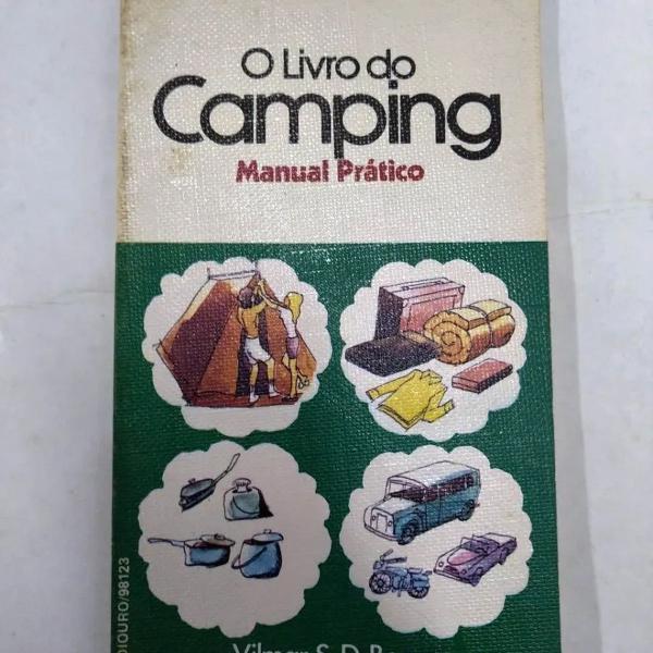 Livro Camping Manual Prático Acampar Floreta Praia Ar Livre