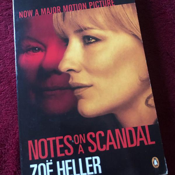 Livro notes on a scandal, de zoe heller