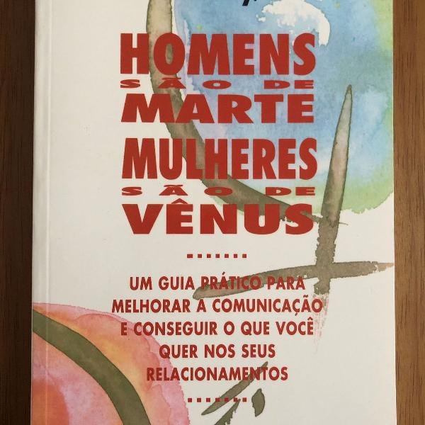 Livro os homens são de marte mulheres são de vênus