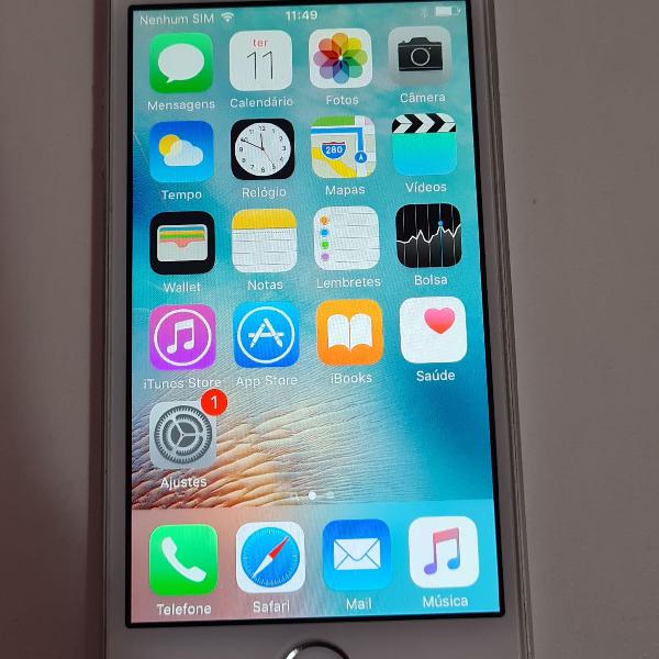 iPhone 5s 32 GB prata (usado)