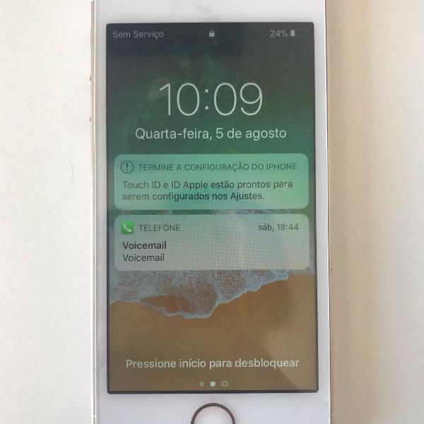 iphone 5s 16gb - dourado / perfeito estado