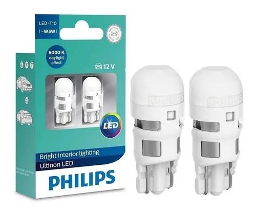 Lampada philips t10 ultinon pingo led 6k w5w superbranca par