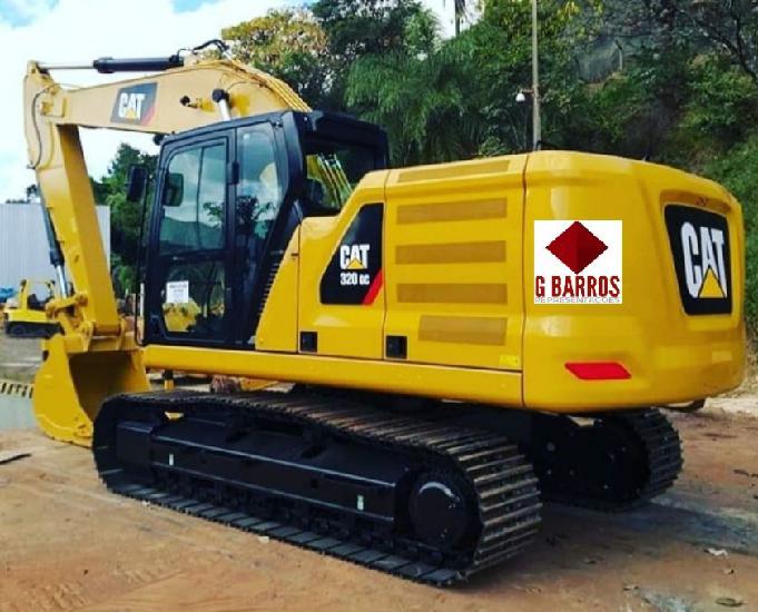 Escavadeira caterpillar 320 gc peso op: 20.383 kg 2020