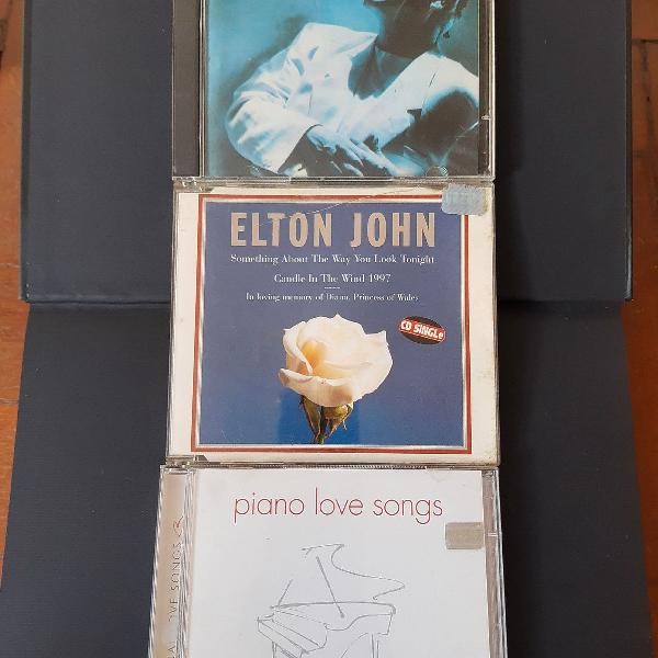 Kit elton john 5 cds raros! item de colecionador