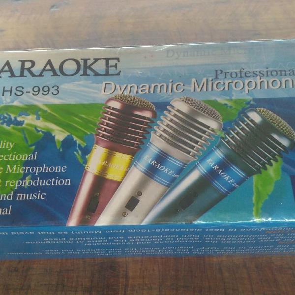 Microfone karaoke profissional