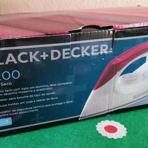 Ferro seco - black decker