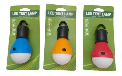 Kit 3 Lampadas Camping Led Pesca Barraca Lanterna Atacado