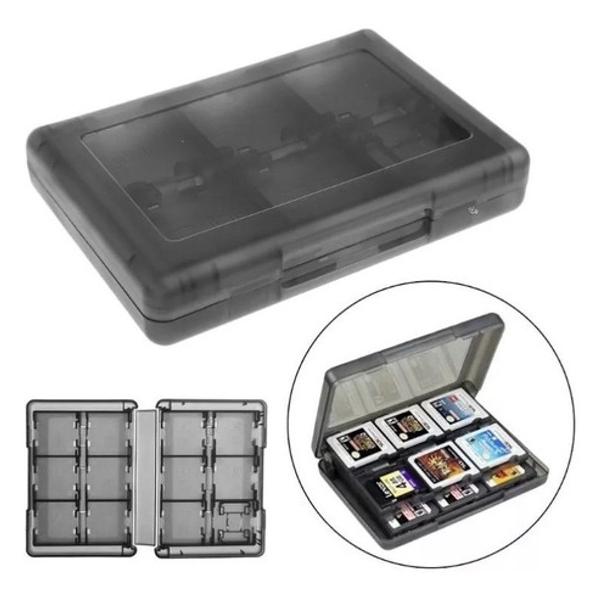 Case estojo 28 em 1 jogos leitor sd nintendo - ds, 2ds e 3ds