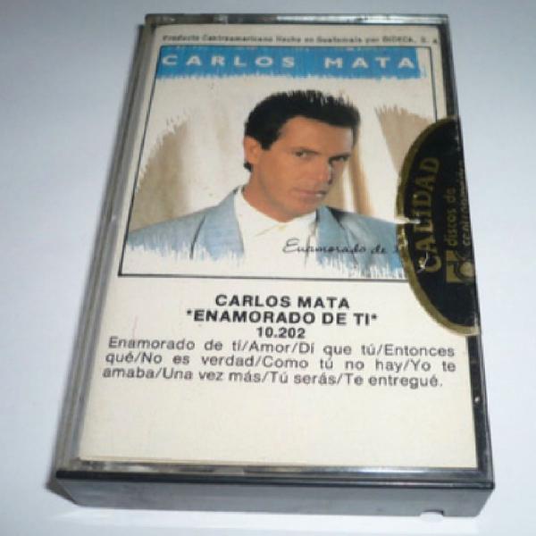 Fita Cassete Carlos Mata, Enamorado de Ti, de 1988. usada em