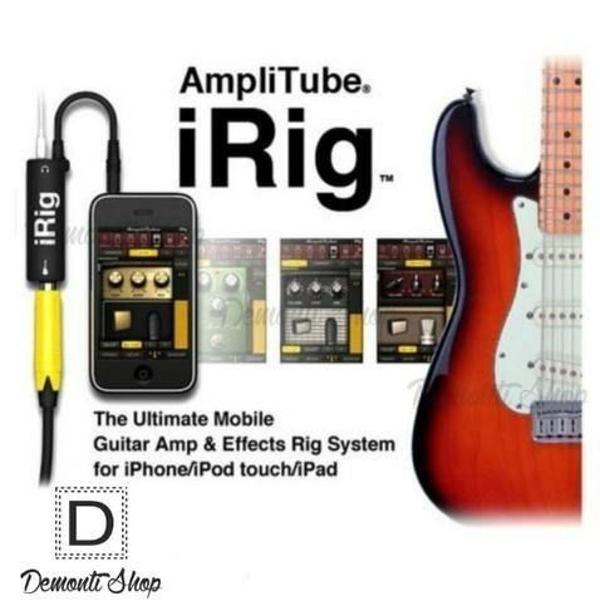 irig amplificador de guitarra amplitube pra iphone ipad ipod