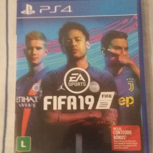 Jogo fifa 19 ps4