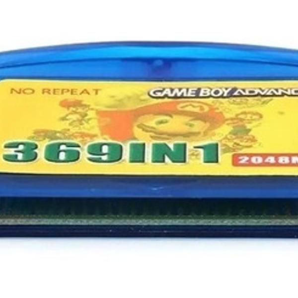 Cartucho fita 369 em 1 game boy advance gba multi jogos