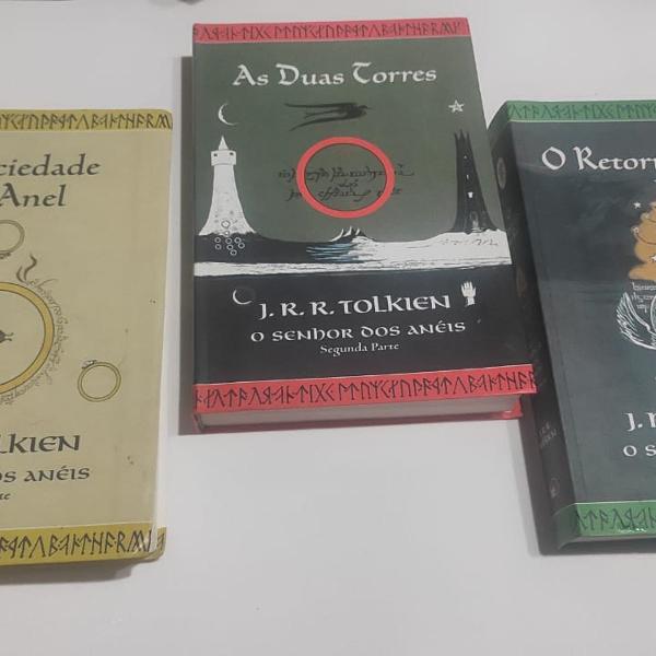 Livros O Senhor Dos Anéis 3 Volumes Edição Especial