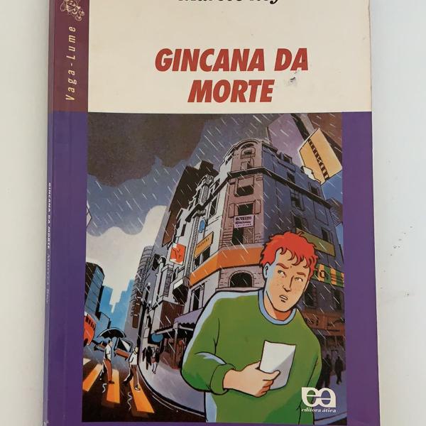 livro gincana da morte; marcos rey; editora ática