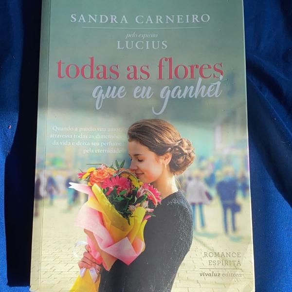 Livro todas as flores que eu ganhei