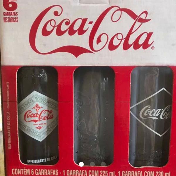 Pack garrafas coca cola edição colecionador