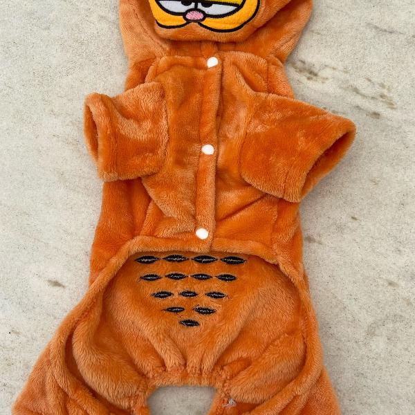 Roupa importada do garfield para cachorro pequeno