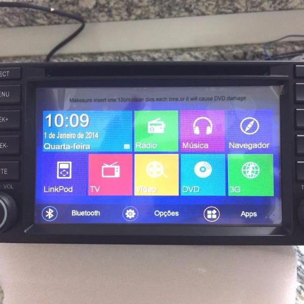 Multimídia m1 gps tv android bluetooth radio toyota etios