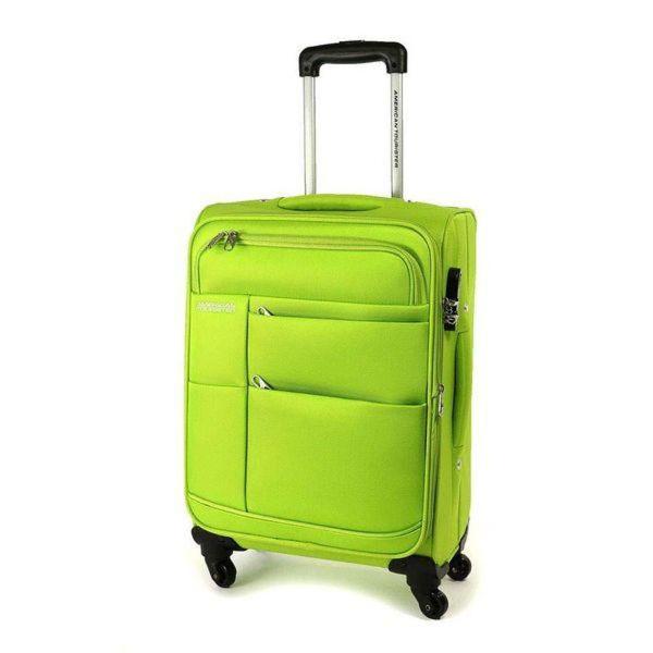 mala de viagem american tourister speed pequena verde