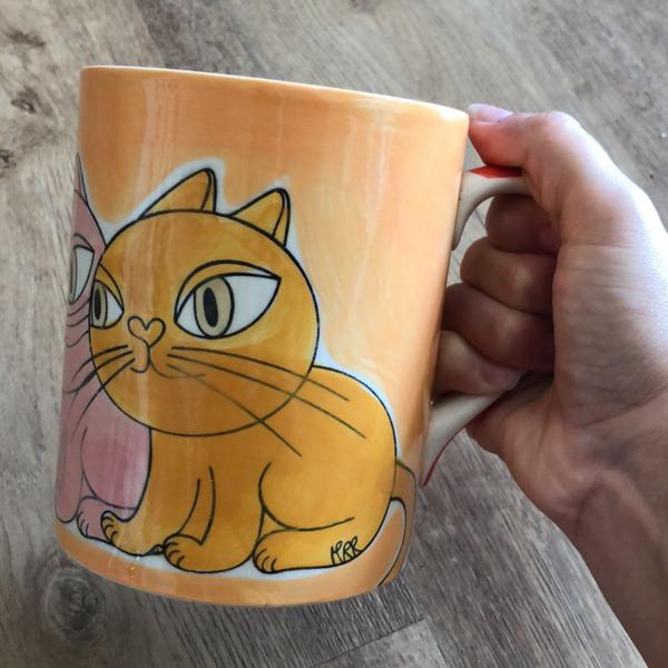 Caneca gigante gatos