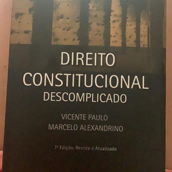 Direito constitucional descomplicado