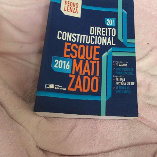 Livro direito constitucional esquematizado