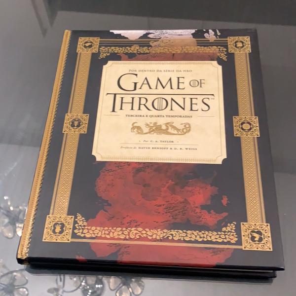 Livro game of thrones por dentro da série hbo