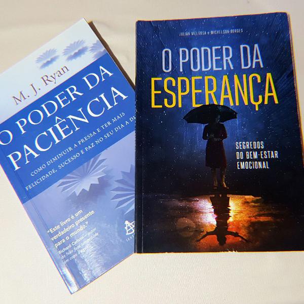 livro o poder da esperança e o poder da paciência