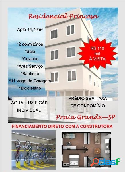 Apartamento 2 dormitórios jd. princesa -praia grande s/p