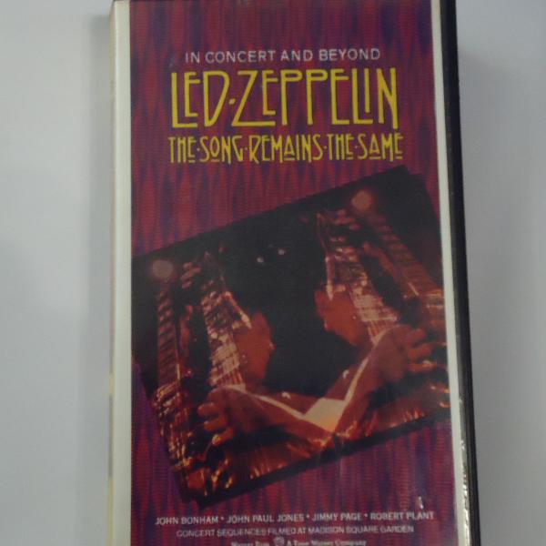 Fitas vhs led zeppelin