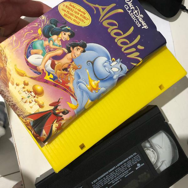 Fita vhs disney aladdin