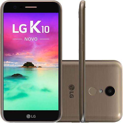 Smartphone lg k10 novo - dourado - 32gb - ram 2gb - quad