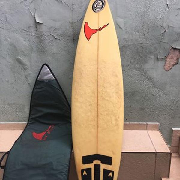 Prancha de Surf Linden Triquilha 6,5" com capa