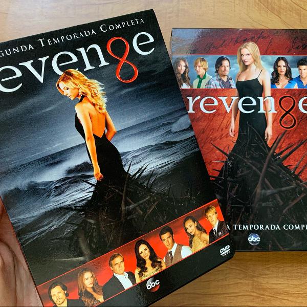 kit primeira e segunda temporadas completas de revenge